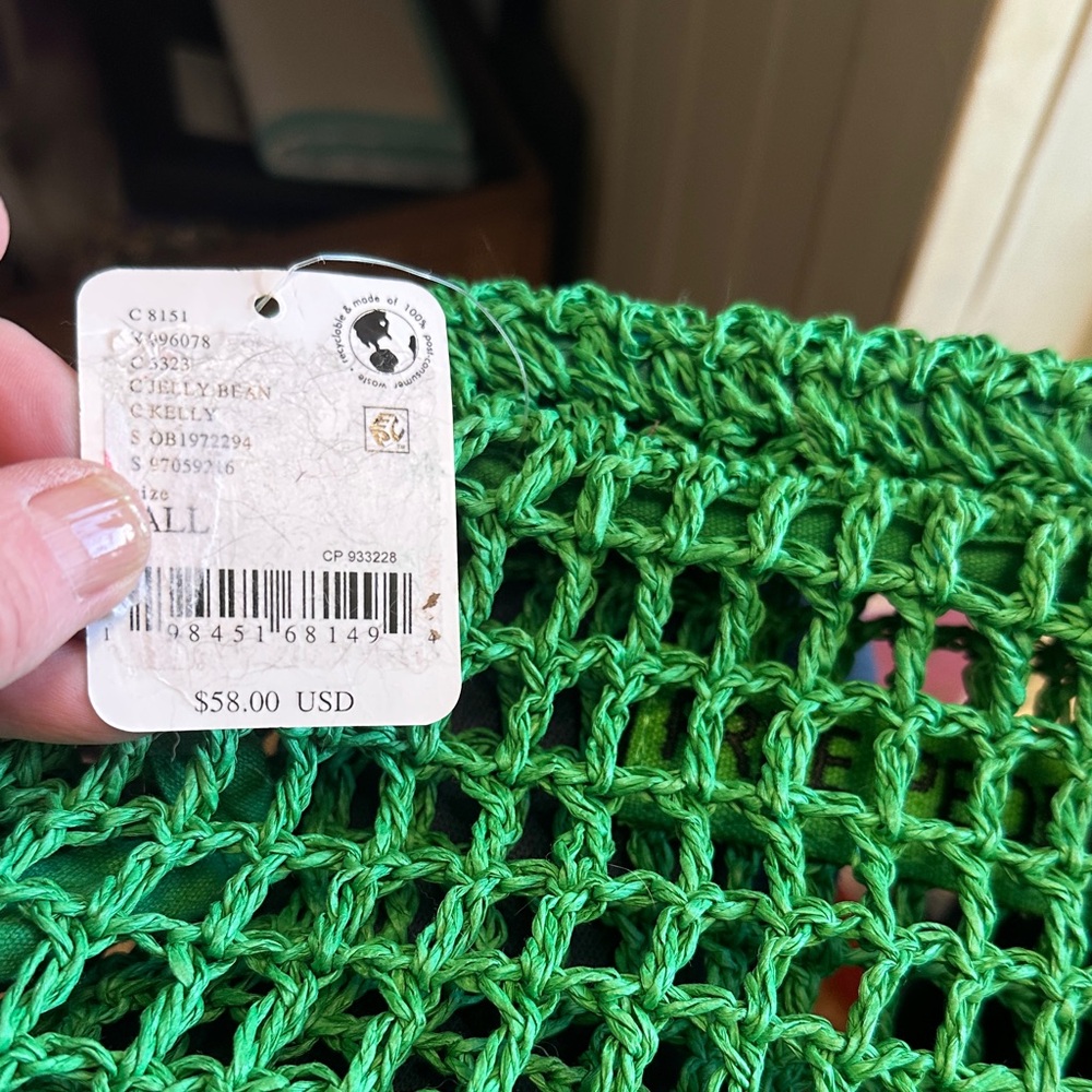 Free People Vibrant Green Crochet Bag - Picture 4 of 4